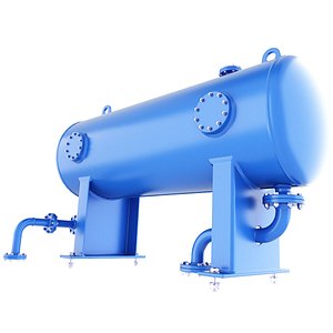 3D model tank liquid vessel