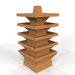 3D Point of Sale Cardboard Display Stand
