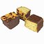 Bizcocho de chocolate realista
