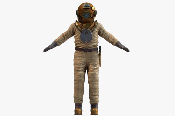 De Buceo Traje Submarino Antiguo Old Diving Suit: Más De 1,023