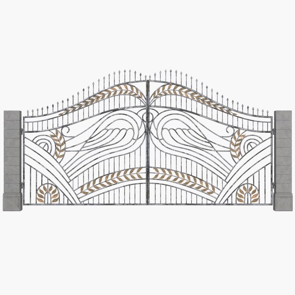 gates wing ornament 3D