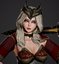 Modello 3D Red Knight Lady Low-poly