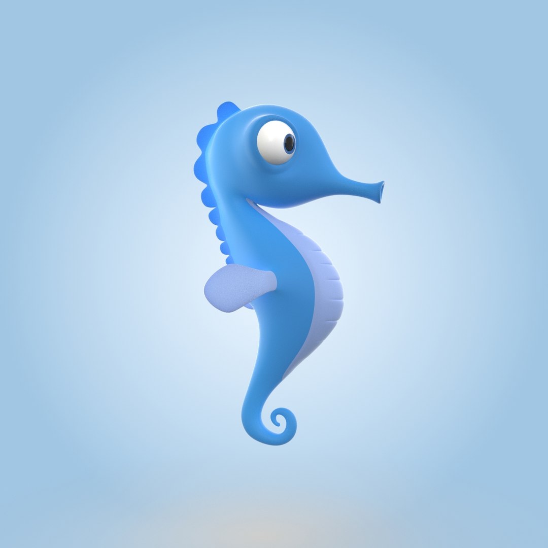 3D Seahorse - TurboSquid 1798359