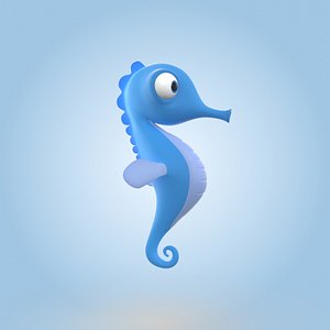 3D Seahorse