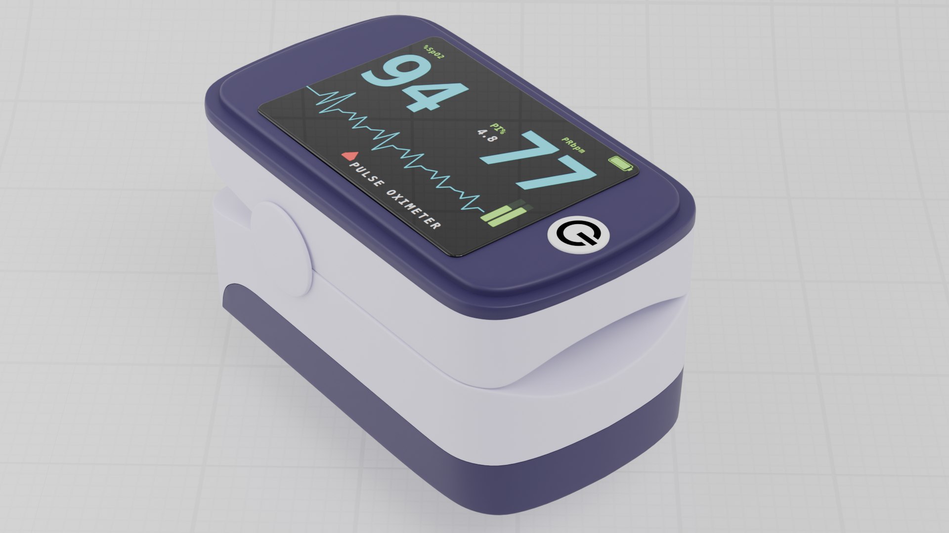 3D Pulse Oximeter https://p.turbosquid.com/ts-thumb/q3/e1S8bo/3r/6/png/1782752380/1920x1080/fit_q87/e6adc317c682f4000a61e2db3b0164960d22883f/6.jpg