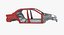 car body frame 3D model
