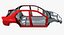 car body frame 3D model