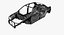 car body frame 3D model