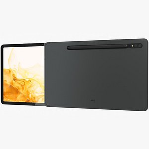 3D Samsung Galaxy Tab S8 Graphite