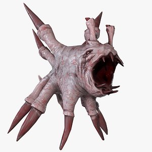 3D flying bone monster