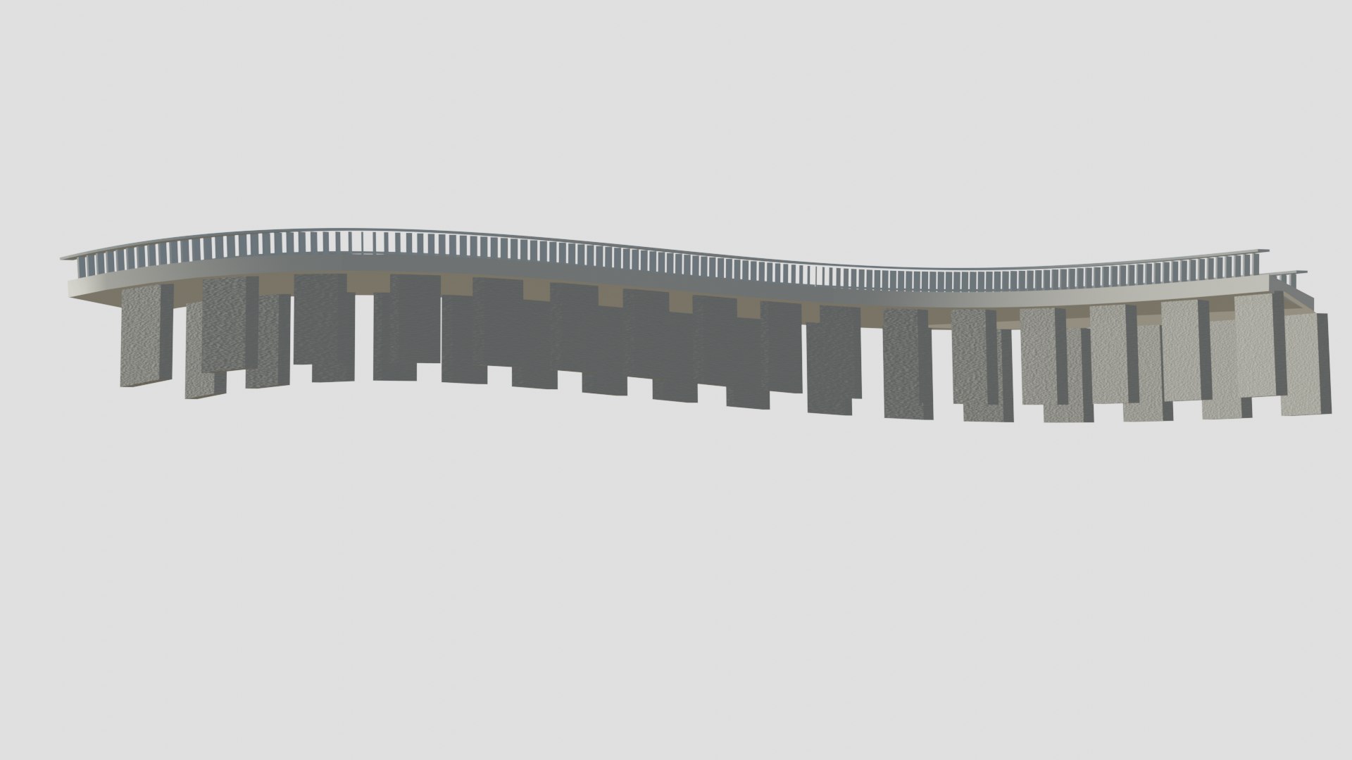 Road bridge 3D model - TurboSquid 1637751