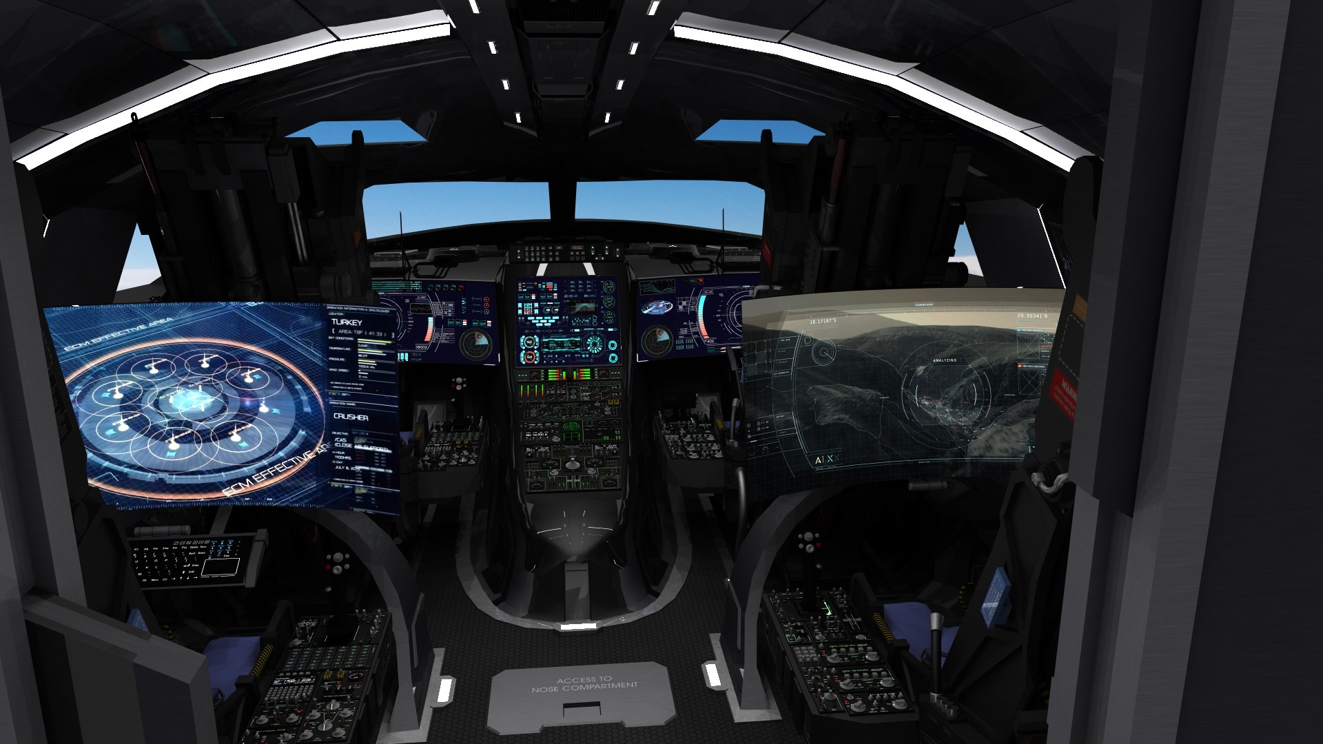 3D Cockpit - TurboSquid 1729002