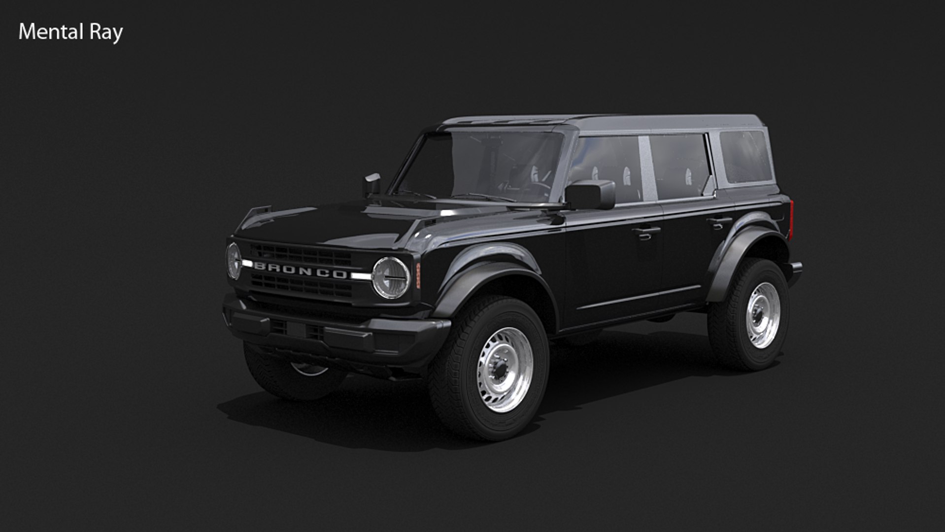 Ford Bronco 2021 Base 3D Model - TurboSquid 1818563