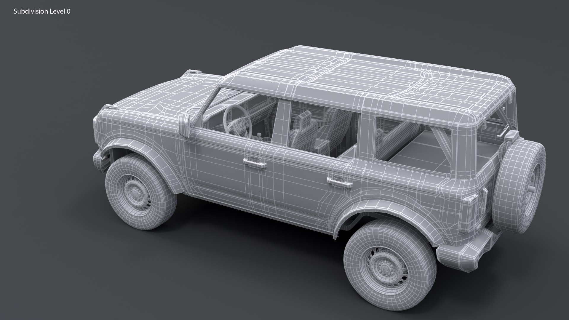 Ford Bronco 2021 Base 3D Model - TurboSquid 1818563