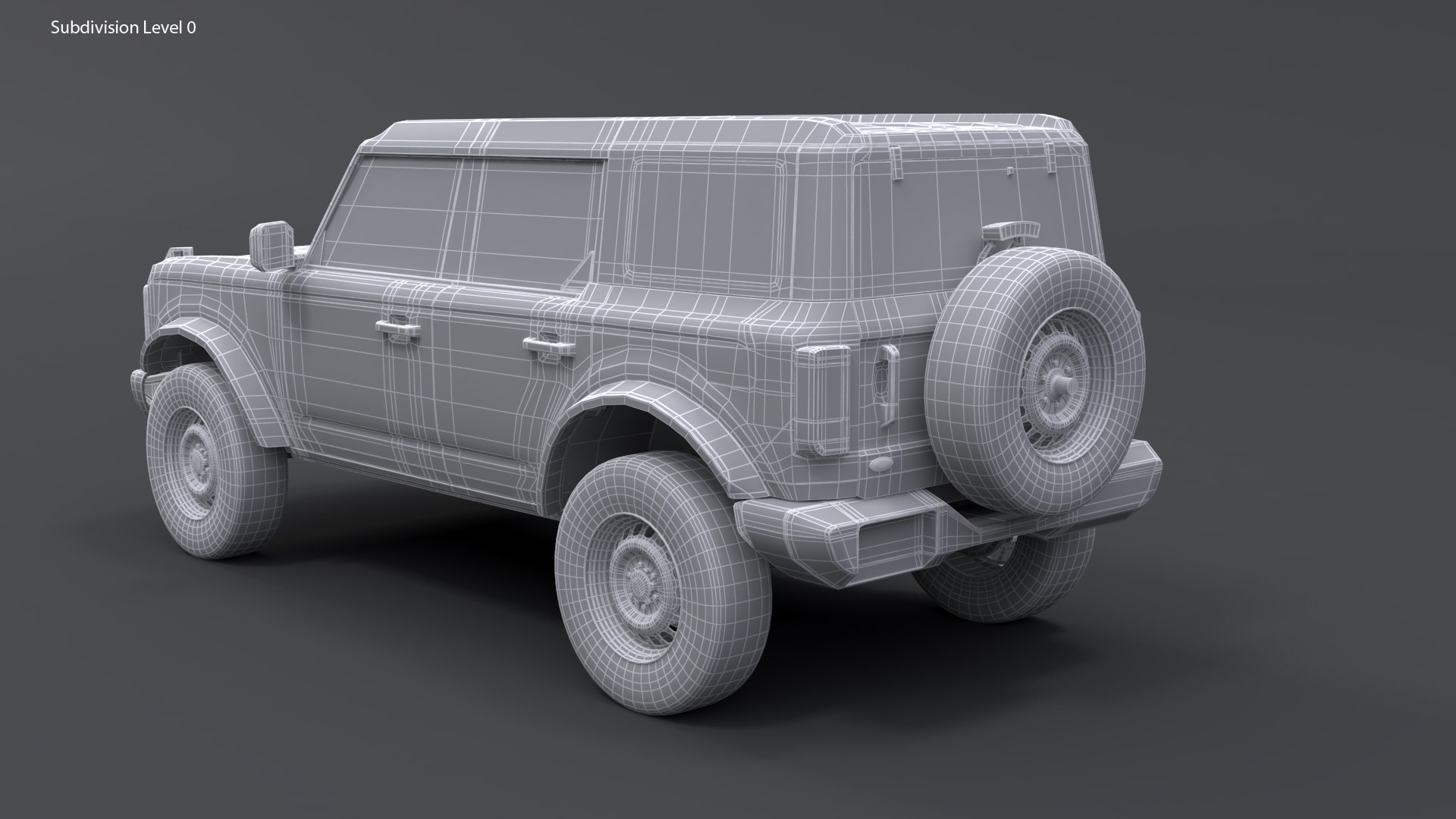 Ford Bronco 2021 Base 3D Model - TurboSquid 1818563