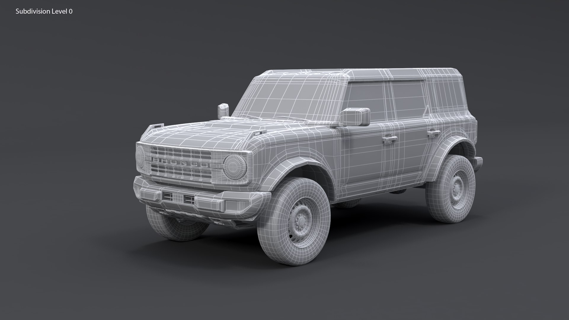 Ford Bronco 2021 Base 3D Model - TurboSquid 1818563