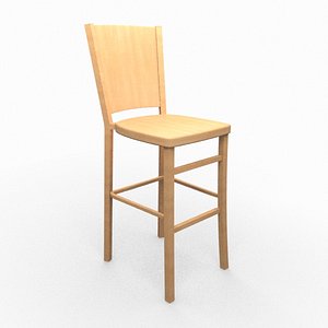 Classic Wooden Bar Stool