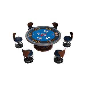 Poker Table V4 Casino Gambling Game Ready PBR