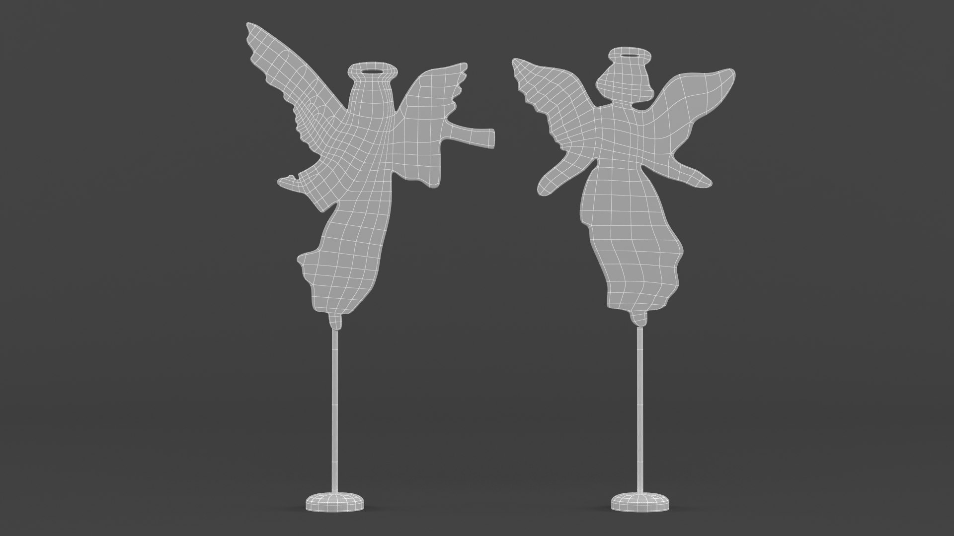 Wooden Angel 3D model TurboSquid 2082512