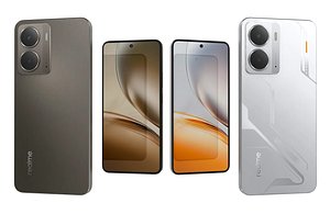 Realme Neo7x Titanium Gray Storm And Silver Wing Mecha Low Poly 3D model