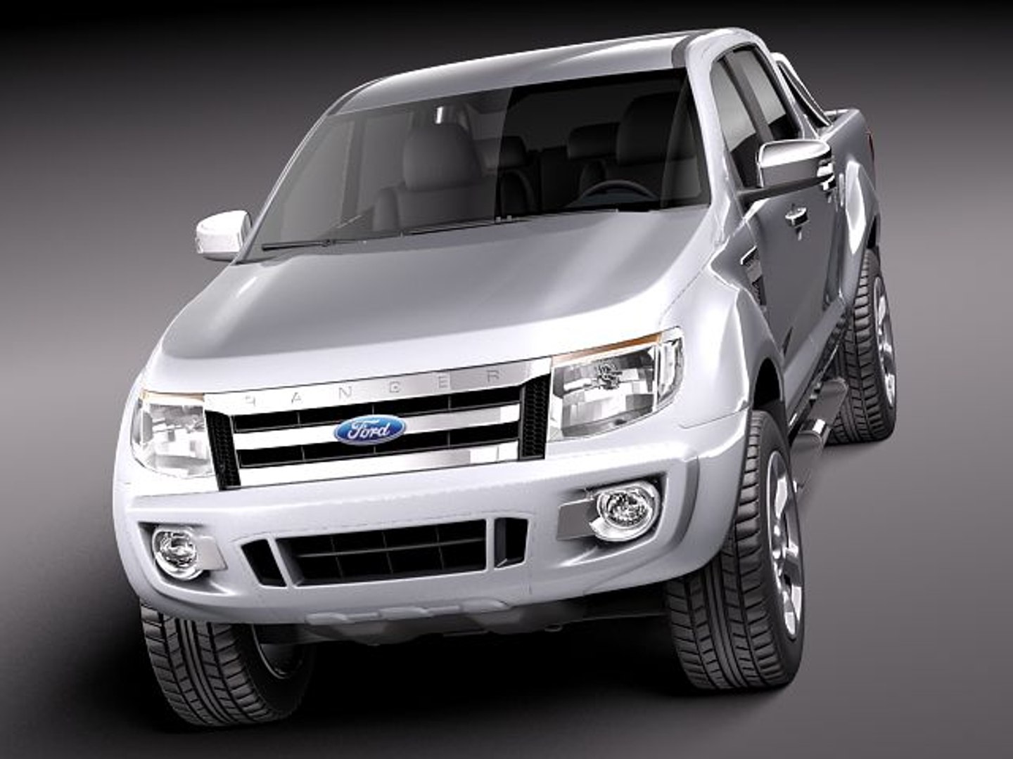 Ranger 2012 Pickup 3d Model