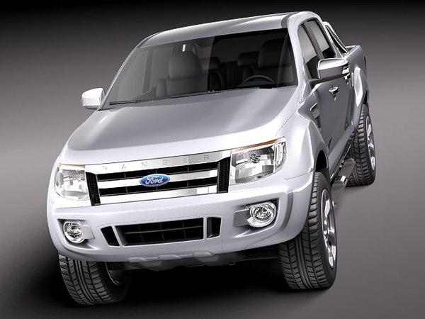 Ranger 2012 Pickup 3d Model