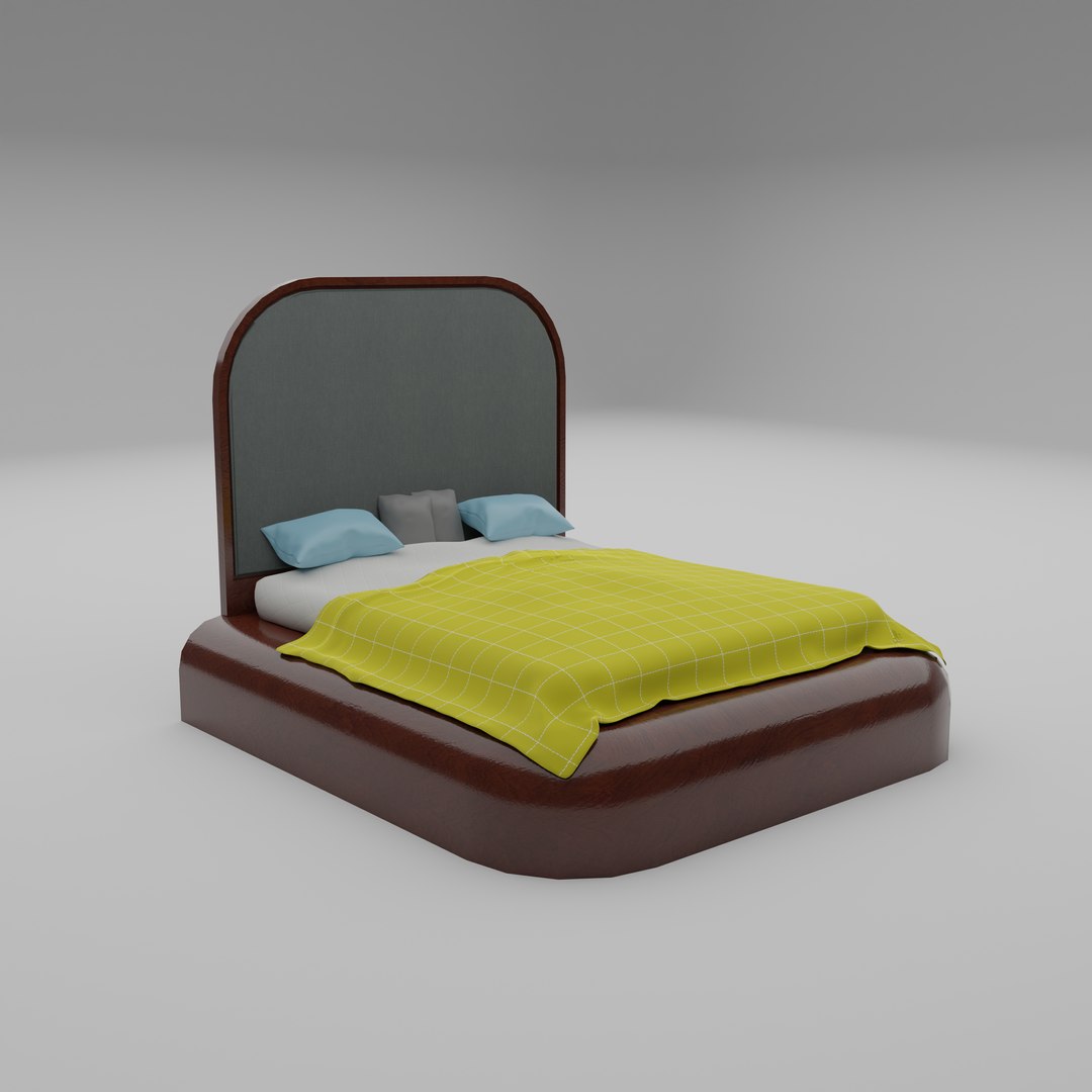 Bed For Visualization 3D Model TurboSquid 2056356