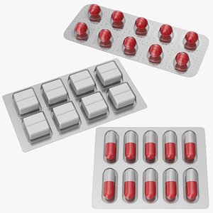 Pill Packages 3D