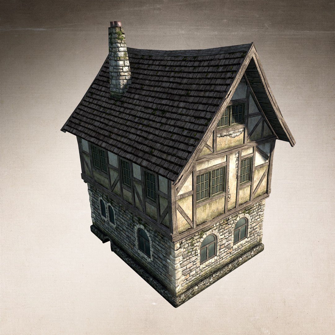 Fantasy Medieval House 3d Max