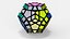 Złożona zabawka Rubik Megaminx