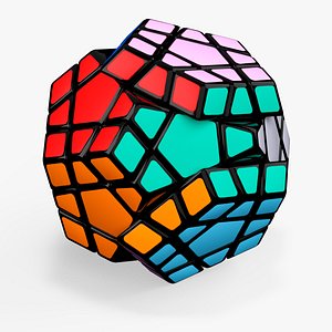 Subassembled Rubik Megaminx Puzzle Toy