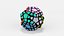 Złożona zabawka Rubik Megaminx