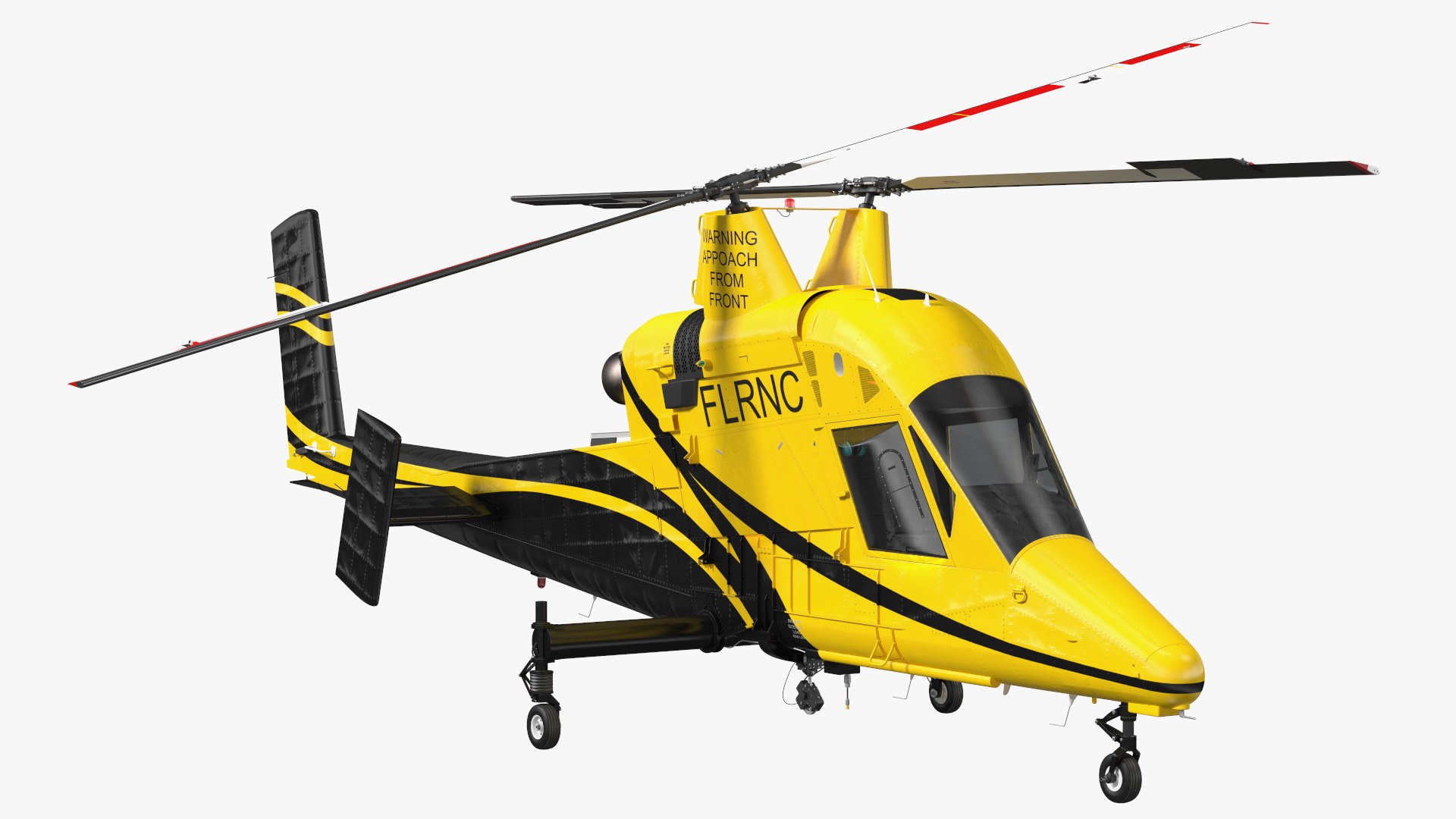Kaman K Max Medium Lift Helicopter Rigged 3D model preview