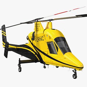 Kaman K Max Medium Lift Helicopter Rigged model