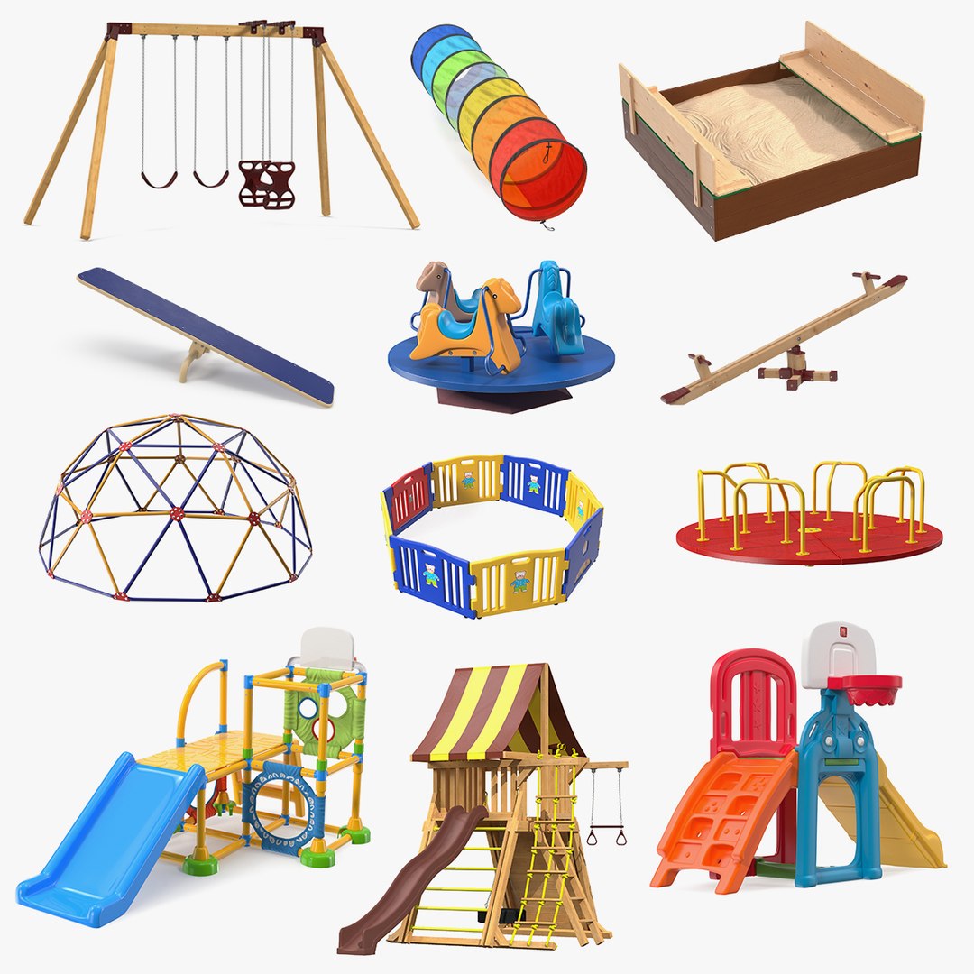 Playground Collection 10 3D model preview