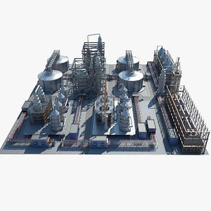 industrial area 04 3D model