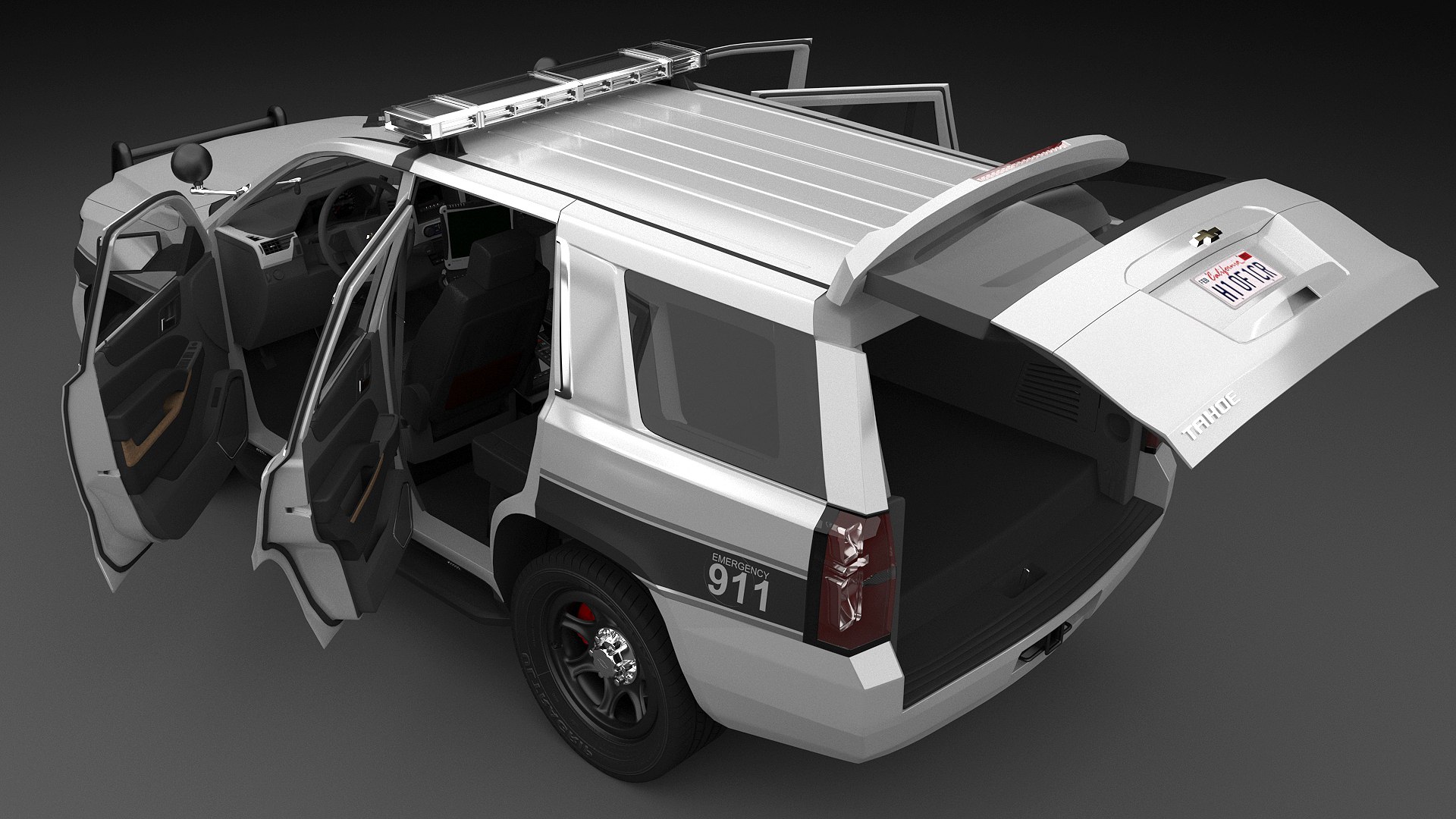 3D Chevrolet Tahoe PPV Police 2018 https://p.turbosquid.com/ts-thumb/q4/DOXW21/TE/studio15/jpg/1741595377/1920x1080/fit_q87/13fd6397cf1b103623a391806554f6104767154c/studio15.jpg
