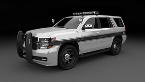 3D Chevrolet Tahoe PPV Police 2018
