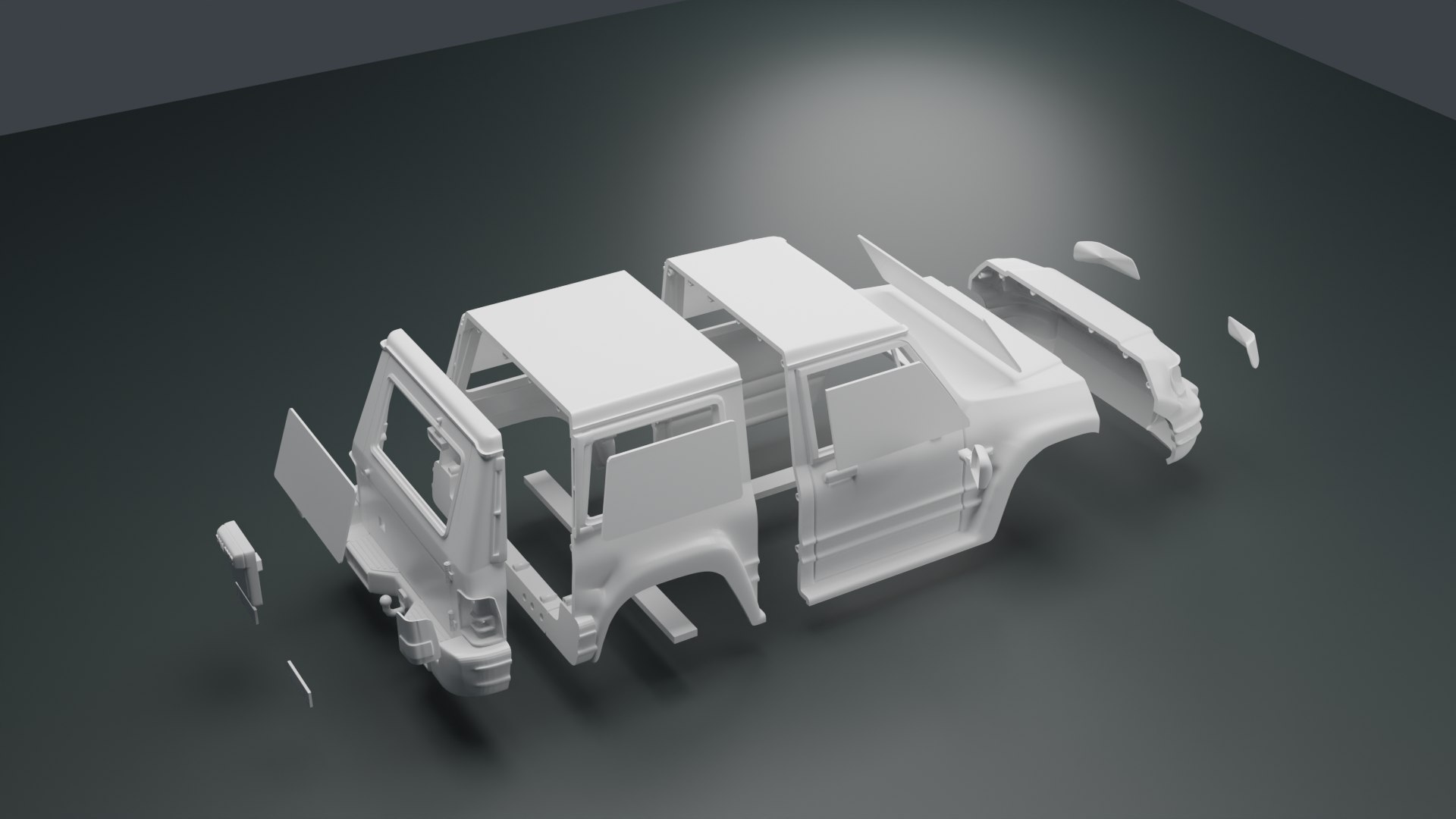 Hyundai Galloper 3D Model - TurboSquid 2291314