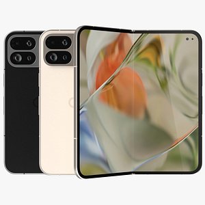Google Pixel 9 Pro Fold All Colors 3D model
