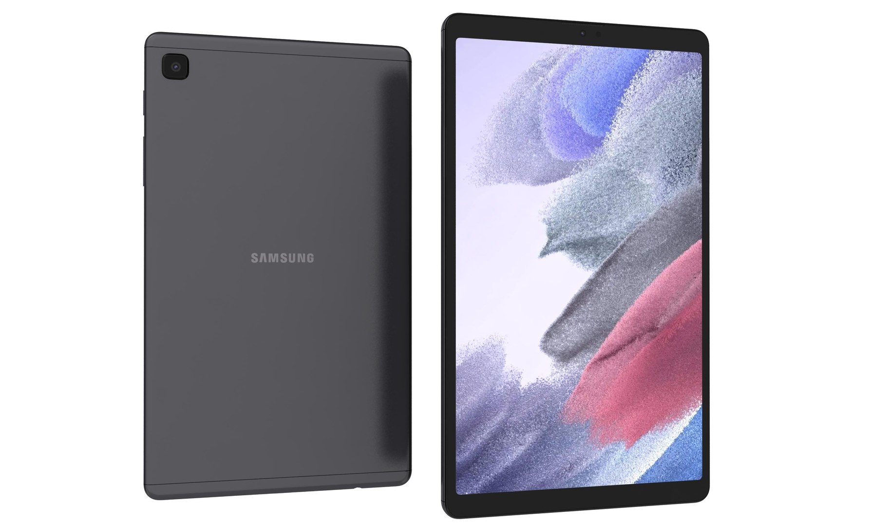 3D Samsung Galaxy Tab A7 Lite Gray And Silver(1) - TurboSquid 1743224