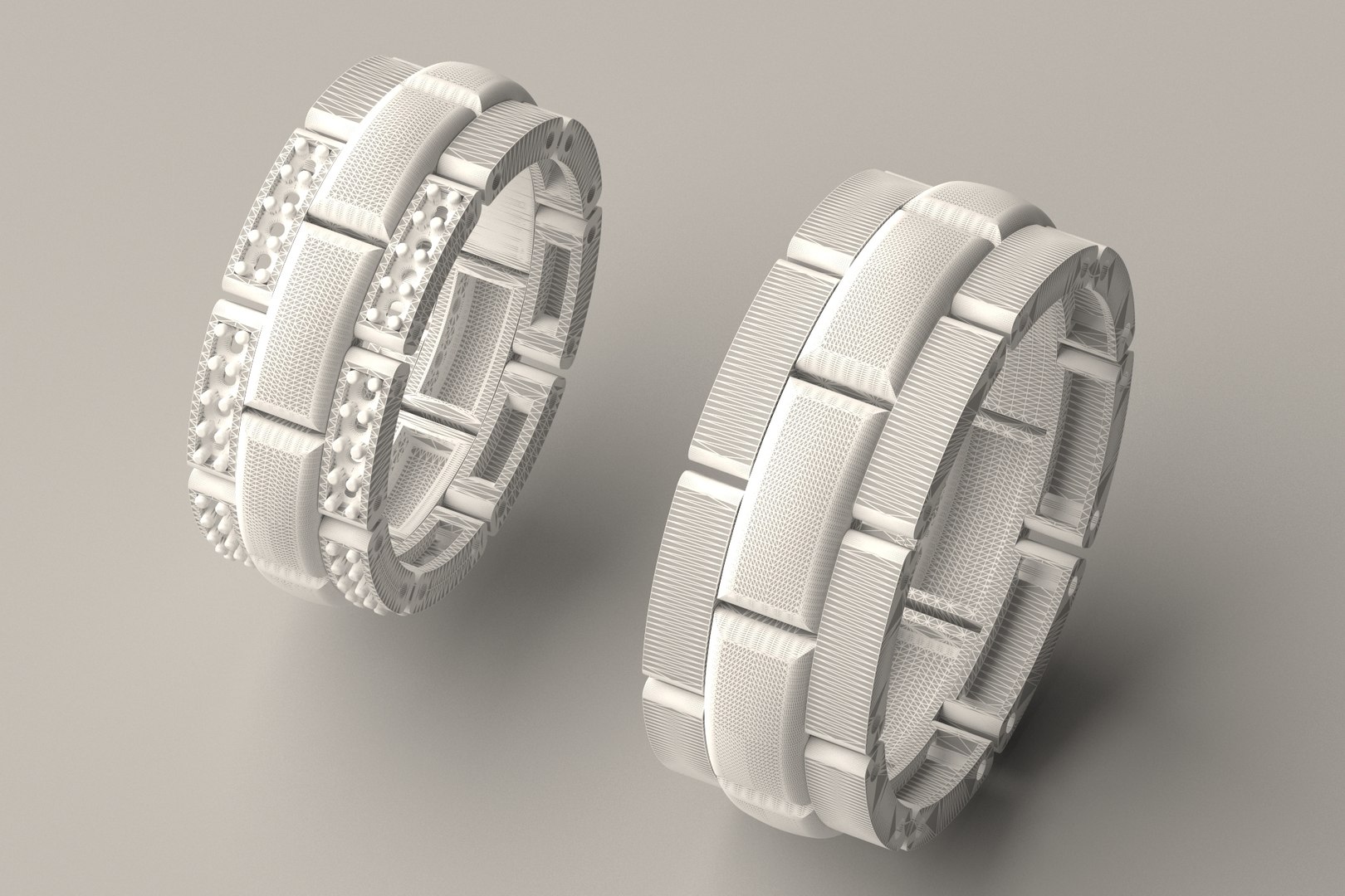 3D Model Ring Set R 012 - TurboSquid 1865865