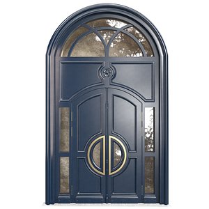 Entrance classic door 58 3D model