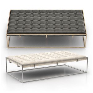 3D ottilie ottoman bench model