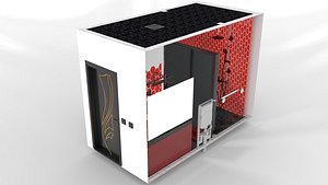 Bathroom Interior Design without Furnitures 3D