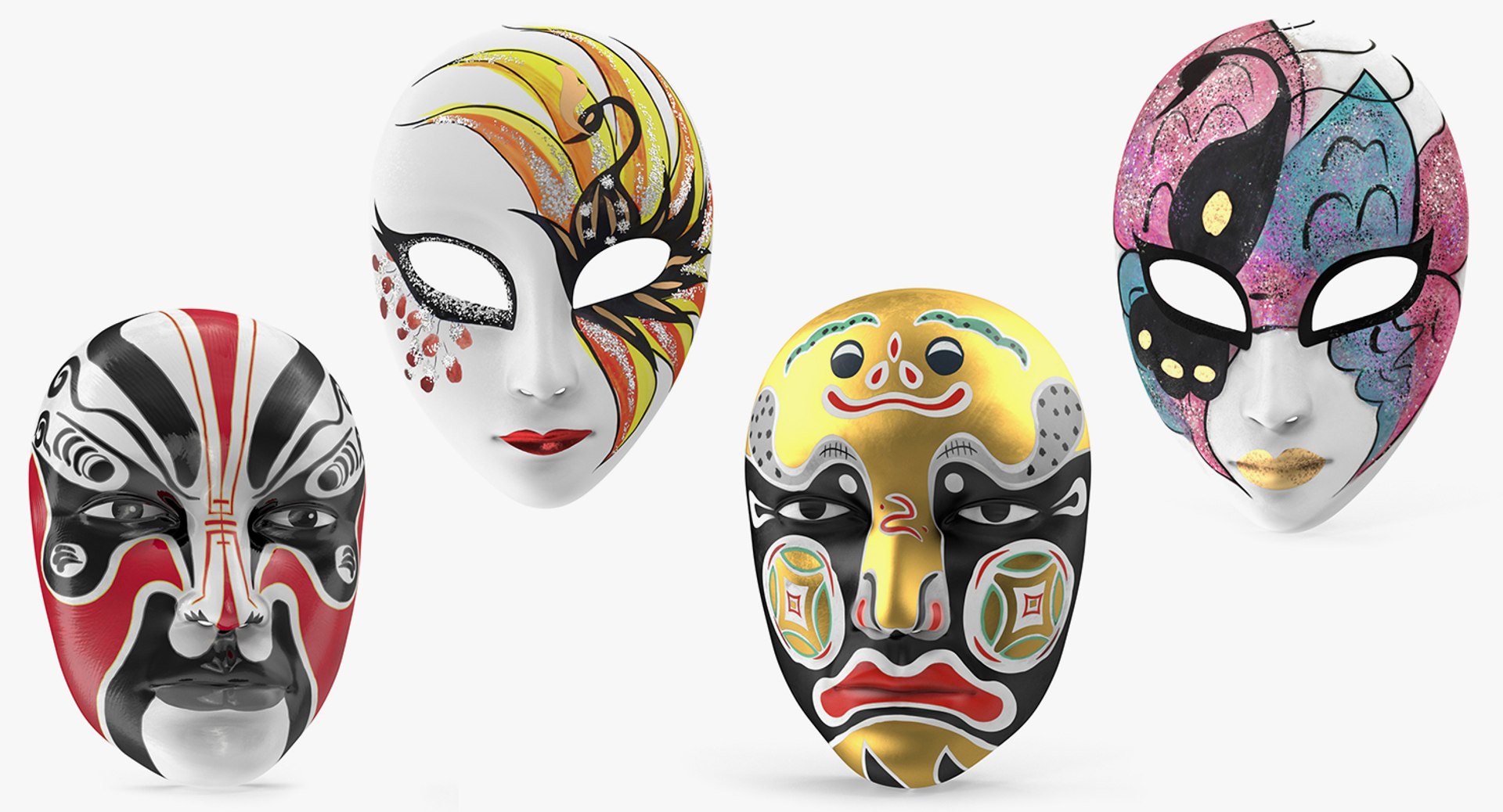3D model asian masks https://p.turbosquid.com/ts-thumb/q4/O5l7St/5Es4GVtj/asianmaskscollectionc4dmodel002/jpg/1536580564/1920x1080/fit_q87/0c2eadb5a653fc92eb7a5d146fc8ac99d0dfe069/asianmaskscollectionc4dmodel002.jpg