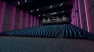 3D movie theater model