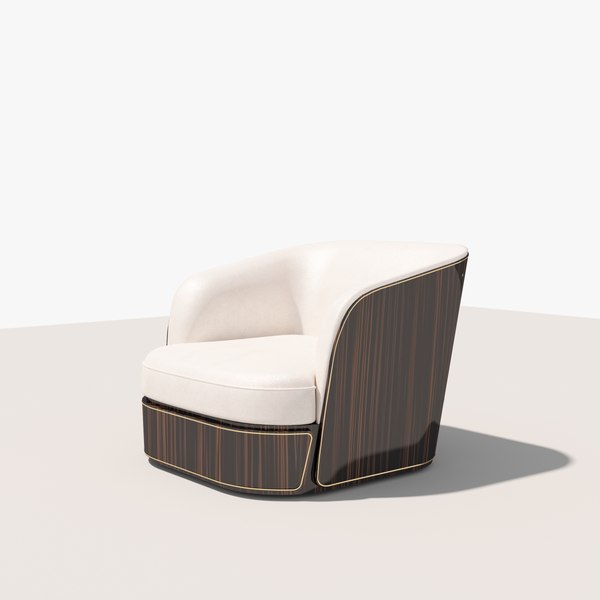 100 Bugatti armchair 3D