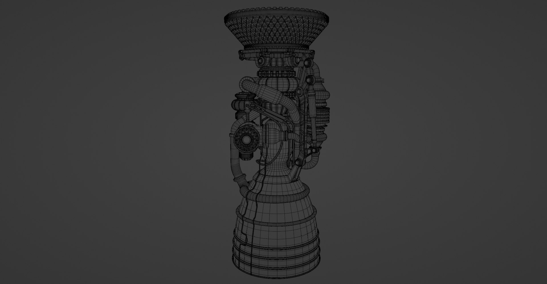 Rocket Engine model https://p.turbosquid.com/ts-thumb/q4/XBejRT/Rg/wireframe2/png/1735670603/1920x1080/fit_q87/3980ba464f9cd5c32a554e8dcdb662c542cdcc02/wireframe2.jpg