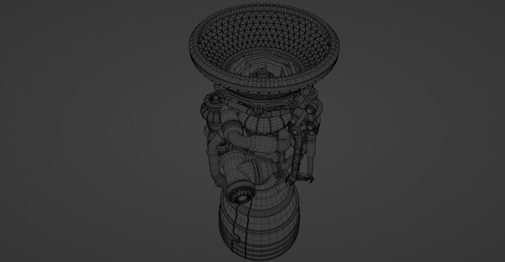 Rocket Engine model https://p.turbosquid.com/ts-thumb/q4/XBejRT/h4/wireframe3/png/1735670604/1920x1080/fit_q87/3657fe59771b1f24d27146a014b3f40cbcc730af/wireframe3.jpg